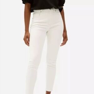 Everlane The Curvy High Rise Skinny Jeans Women’s 32 Cropped White